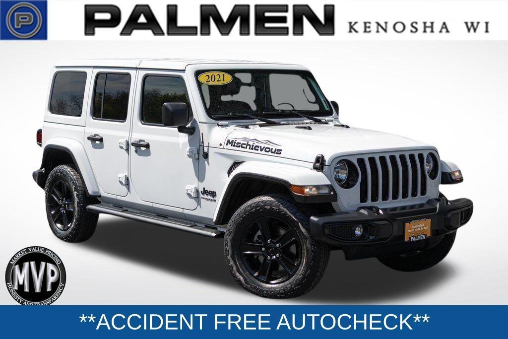 used 2021 Jeep Wrangler Unlimited car, priced at $35,989