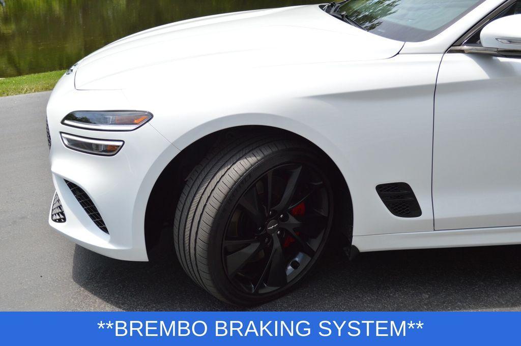 used 2022 Genesis G70 car, priced at $36,576