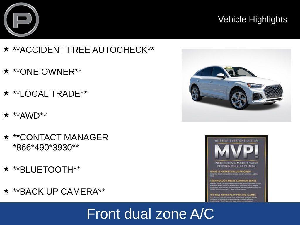 used 2022 Audi Q5 car, priced at $28,500