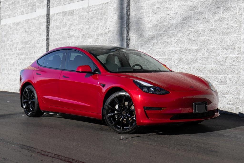 used 2022 Tesla Model 3 car, priced at $28,656