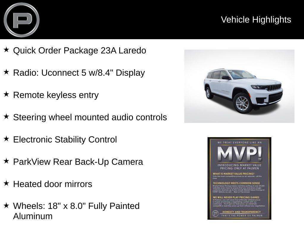new 2025 Jeep Grand Cherokee L car, priced at $40,309