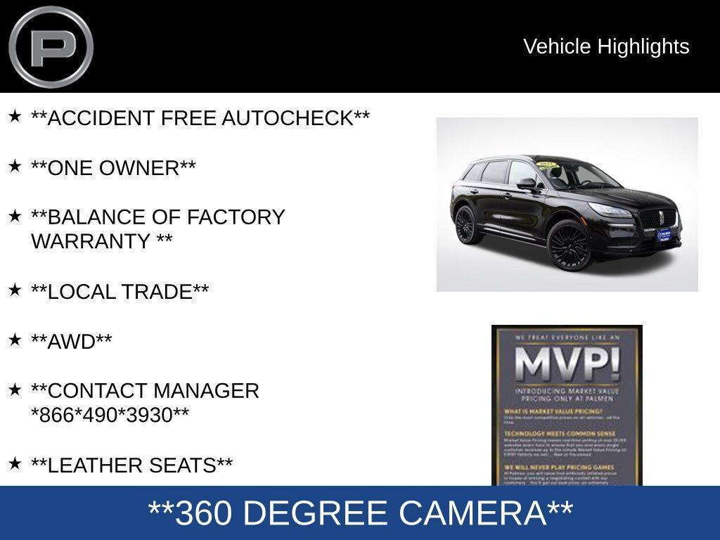 used 2022 Lincoln Corsair car, priced at $32,400