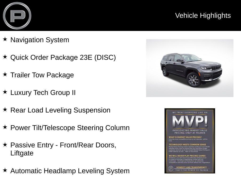 new 2025 Jeep Grand Cherokee L car, priced at $52,168