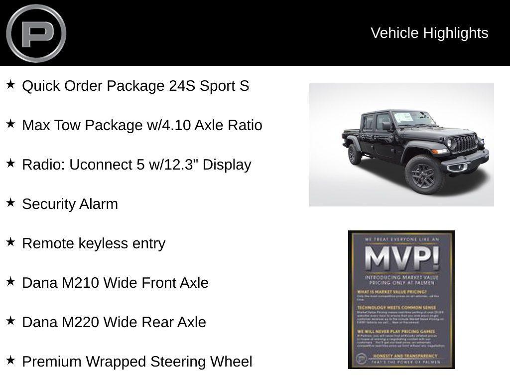 new 2025 Jeep Gladiator car, priced at $47,935