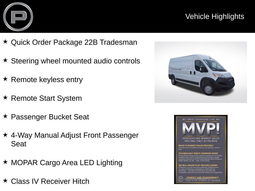 new 2026 Ram ProMaster 2500 car, priced at $52,839