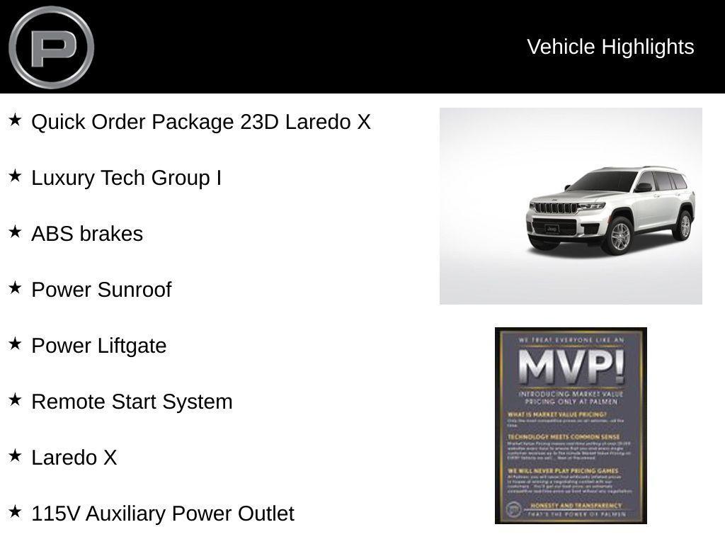new 2025 Jeep Grand Cherokee L car, priced at $44,325
