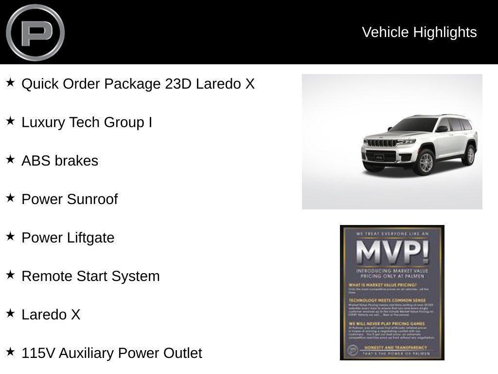 new 2025 Jeep Grand Cherokee L car, priced at $44,325