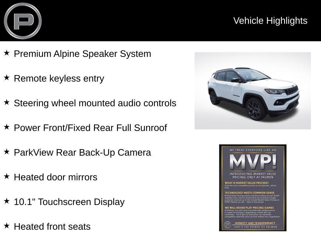 new 2025 Jeep Compass car, priced at $35,310