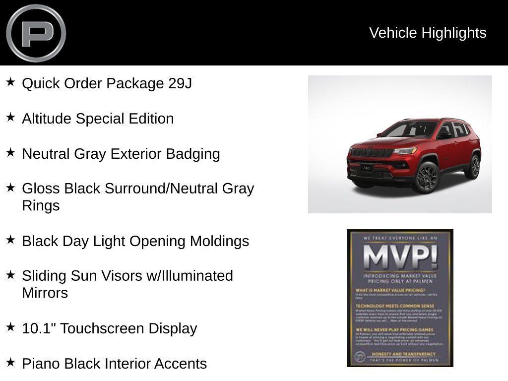 new 2025 Jeep Compass car, priced at $28,980