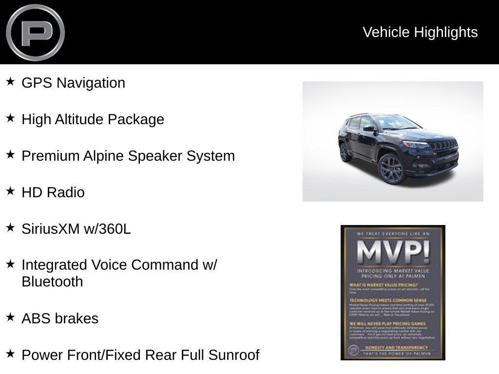 new 2025 Jeep Compass car, priced at $33,187