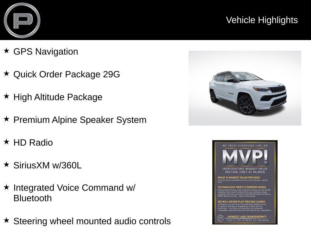 new 2025 Jeep Compass car, priced at $32,652