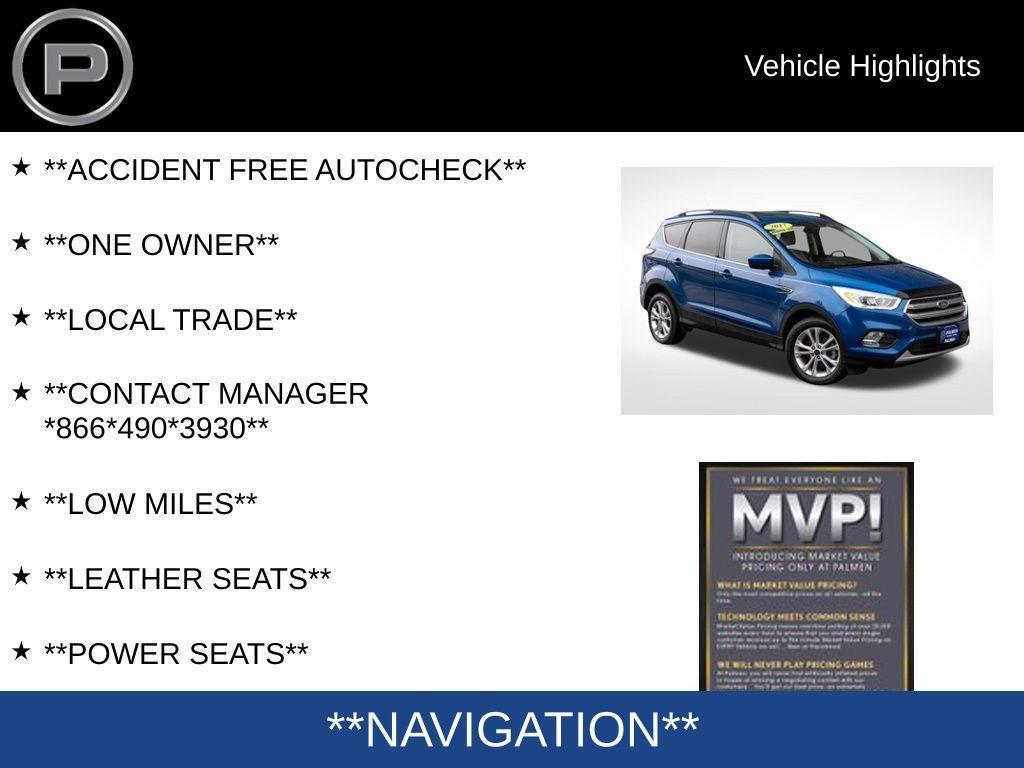 used 2017 Ford Escape car, priced at $16,400