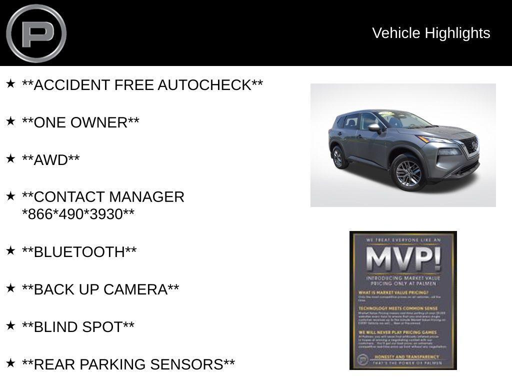 used 2021 Nissan Rogue car, priced at $20,500