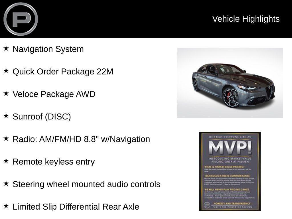 new 2025 Alfa Romeo Giulia car, priced at $47,668