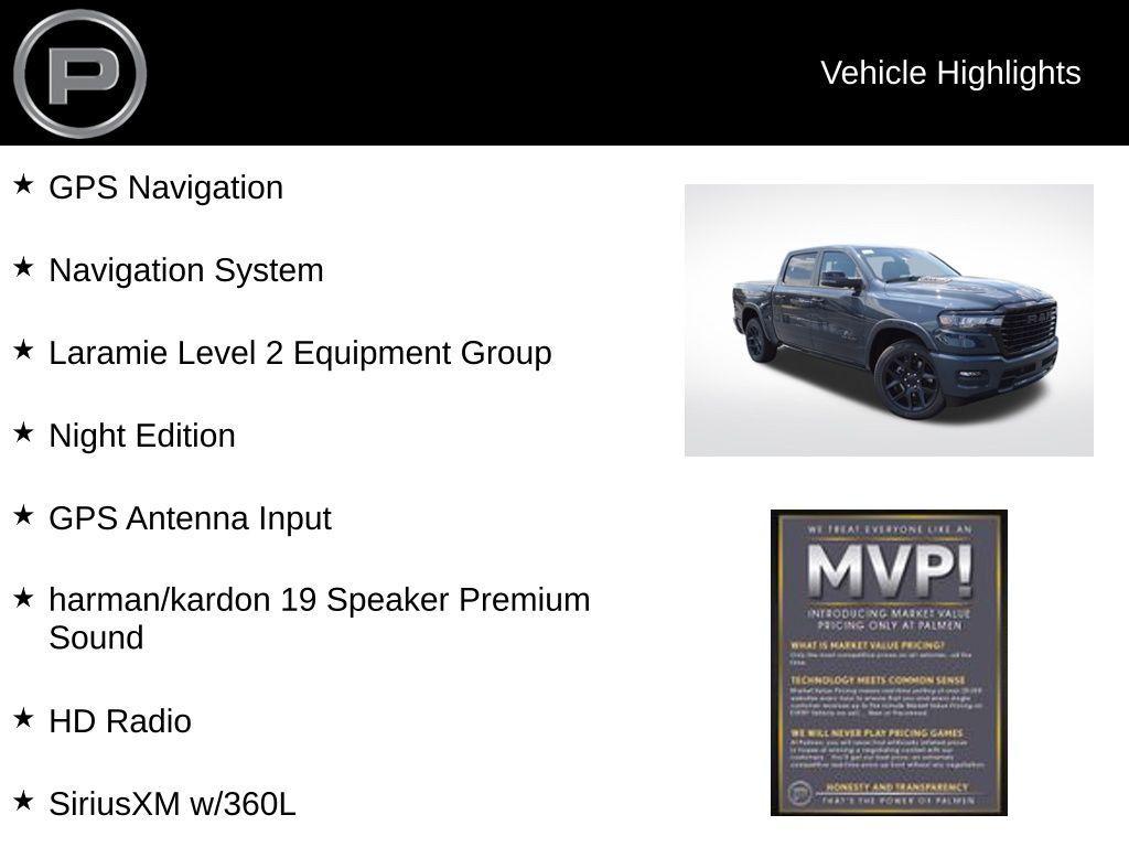 new 2025 Ram 1500 car, priced at $77,445