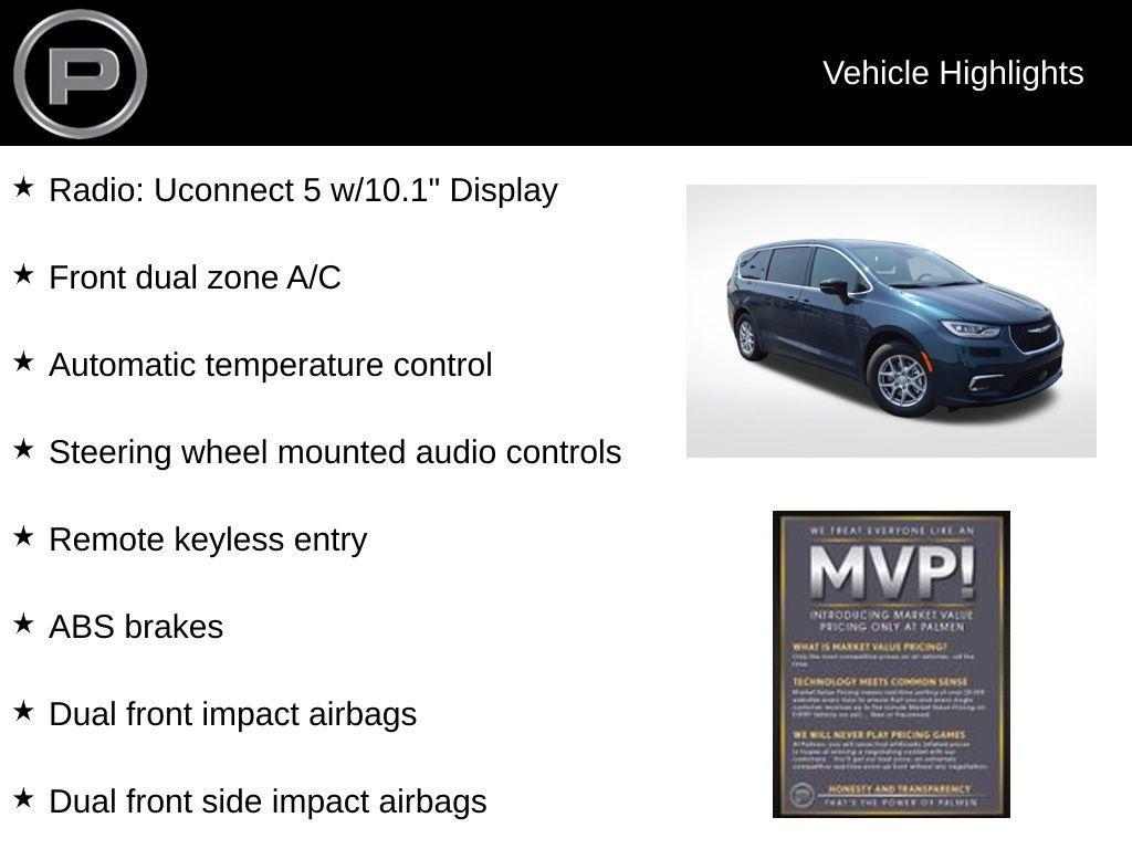 new 2025 Chrysler Pacifica car, priced at $41,744