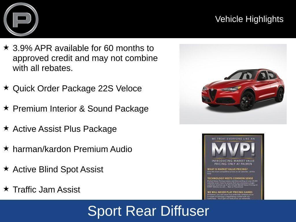 new 2024 Alfa Romeo Stelvio car, priced at $51,697