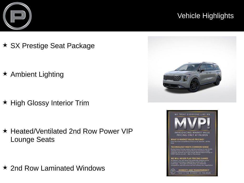 new 2025 Kia Carnival Hybrid car, priced at $53,579