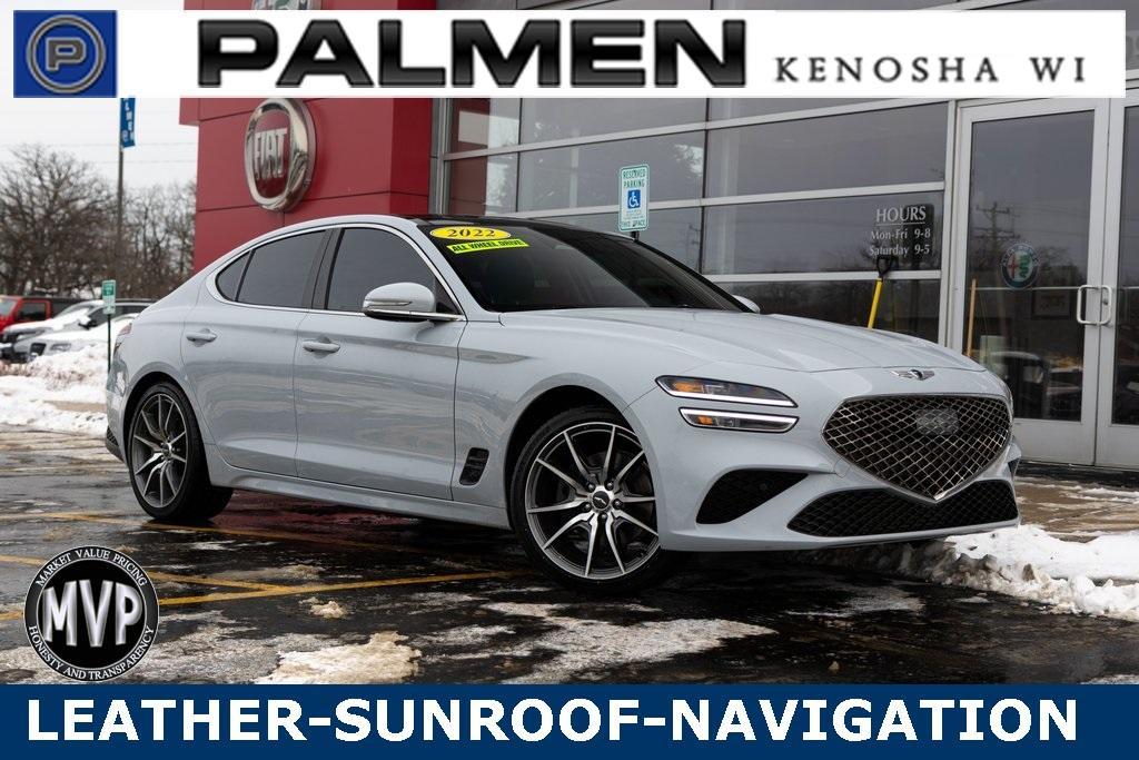 used 2022 Genesis G70 car, priced at $29,500