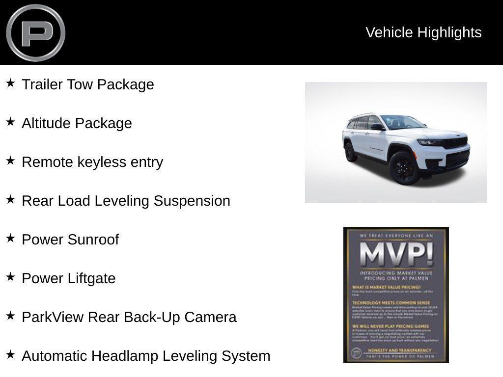 new 2025 Jeep Grand Cherokee L car, priced at $48,130