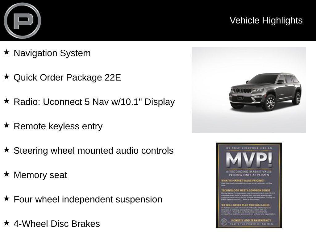 new 2025 Jeep Grand Cherokee car, priced at $47,818