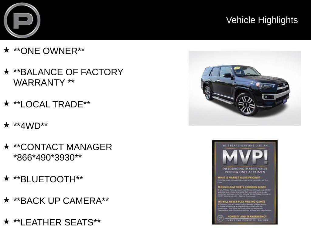 used 2021 Toyota 4Runner car, priced at $41,777