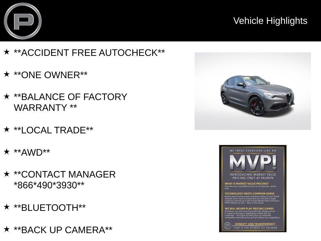 used 2023 Alfa Romeo Stelvio car, priced at $36,989