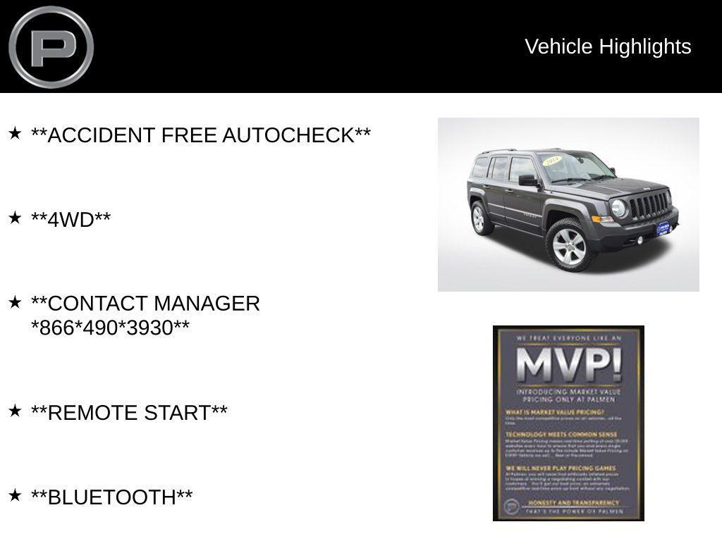 used 2014 Jeep Patriot car, priced at $9,998