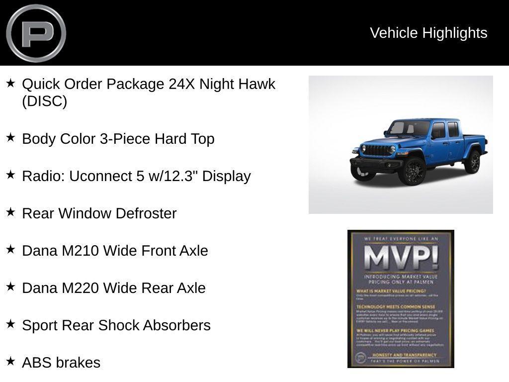 new 2025 Jeep Gladiator car, priced at $44,930