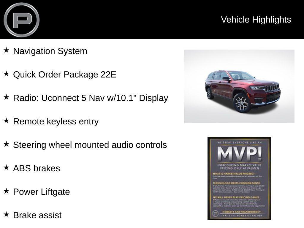 new 2025 Jeep Grand Cherokee L car, priced at $48,995