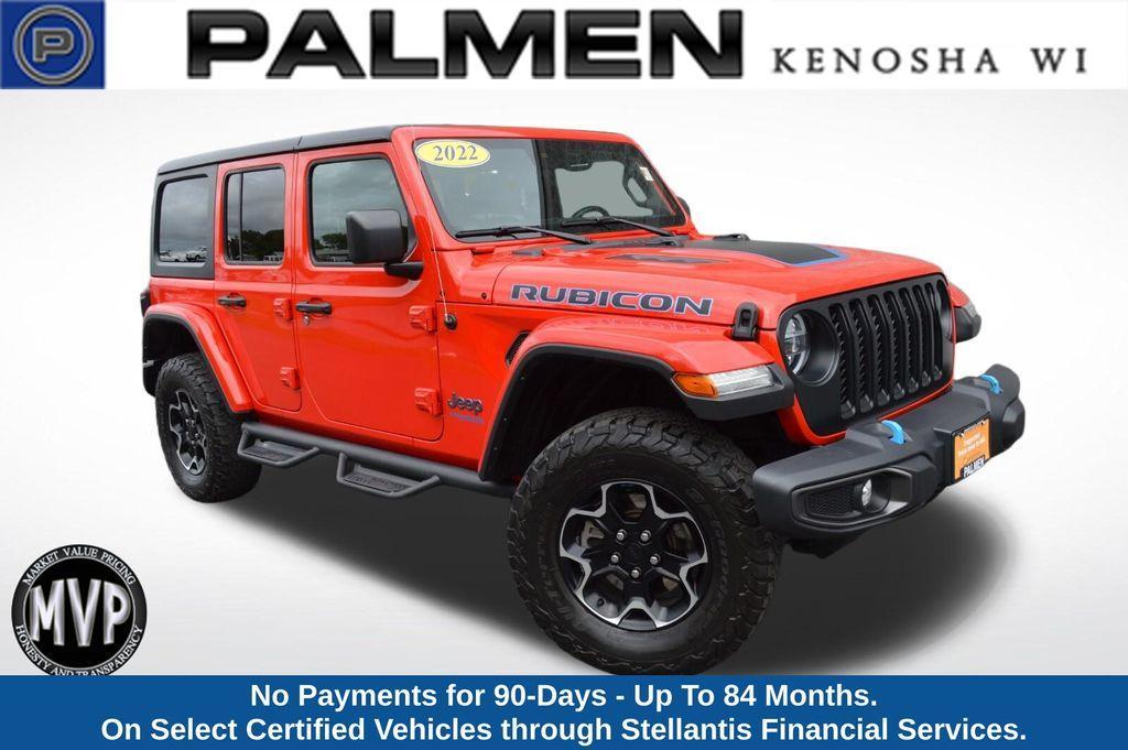 used 2022 Jeep Wrangler Unlimited 4xe car, priced at $34,700