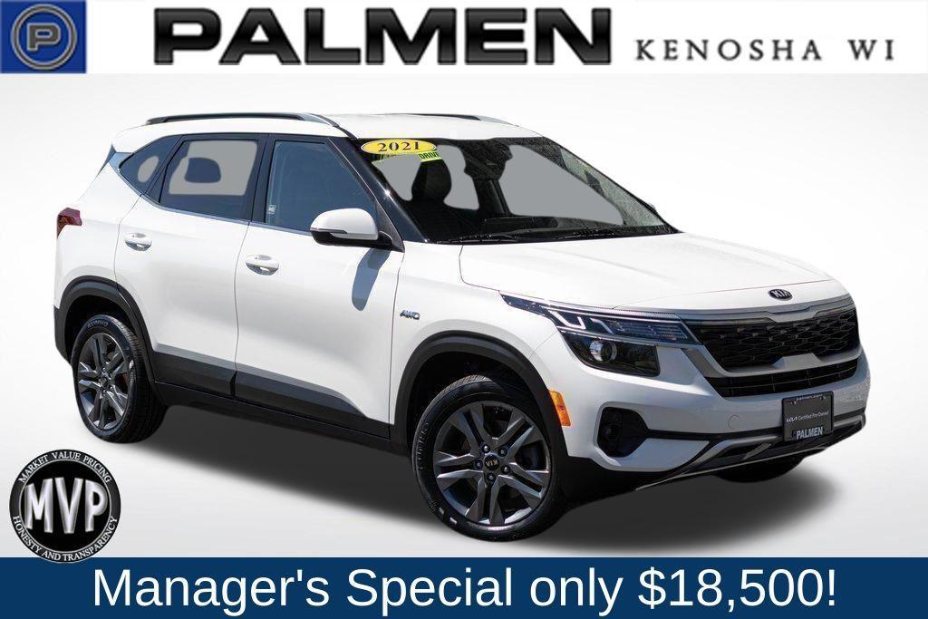 used 2021 Kia Seltos car, priced at $18,500