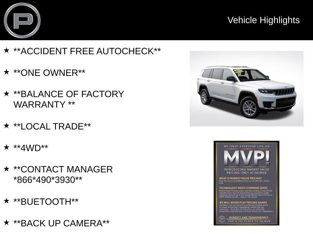 used 2025 Jeep Grand Cherokee L car, priced at $43,898