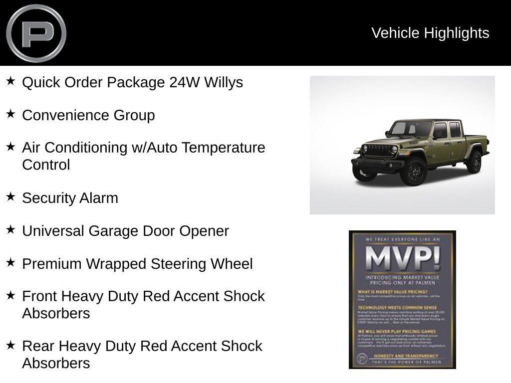 new 2025 Jeep Gladiator car, priced at $47,041