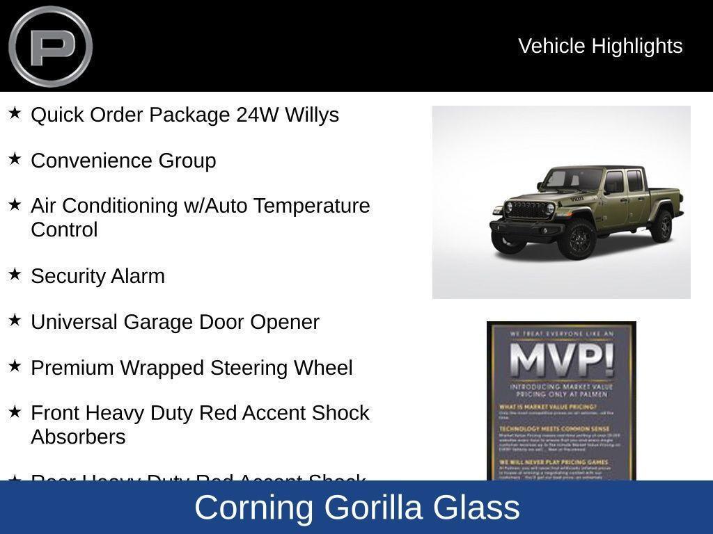 new 2025 Jeep Gladiator car, priced at $51,080