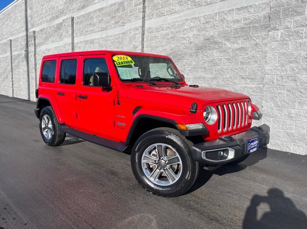 used 2018 Jeep Wrangler Unlimited car, priced at $22,777