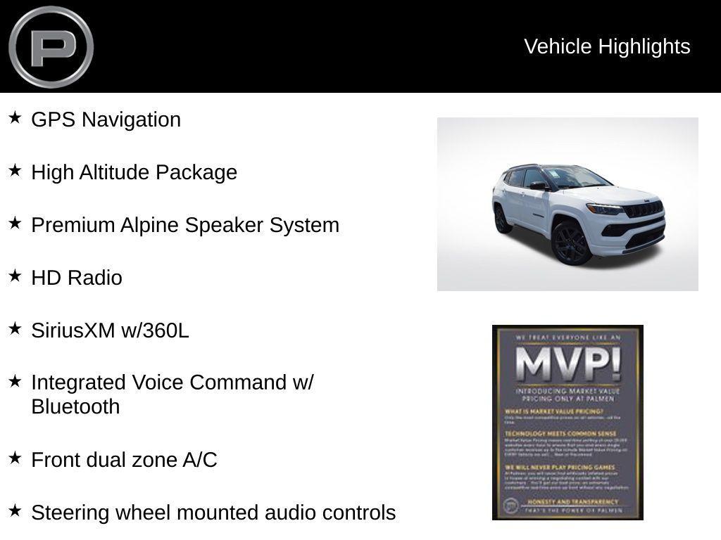 new 2025 Jeep Compass car, priced at $33,012