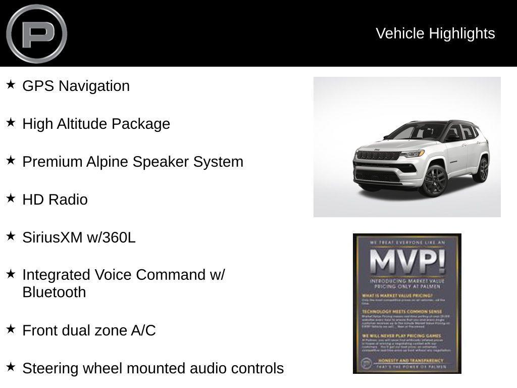 new 2025 Jeep Compass car, priced at $33,012