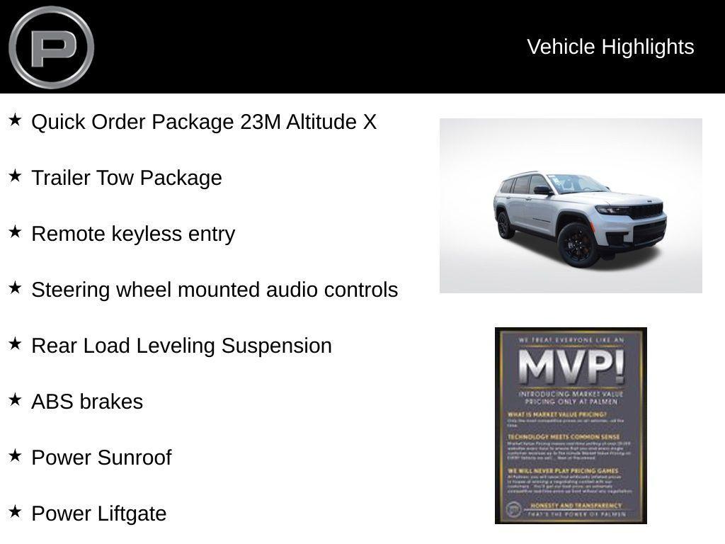new 2025 Jeep Grand Cherokee L car, priced at $45,840
