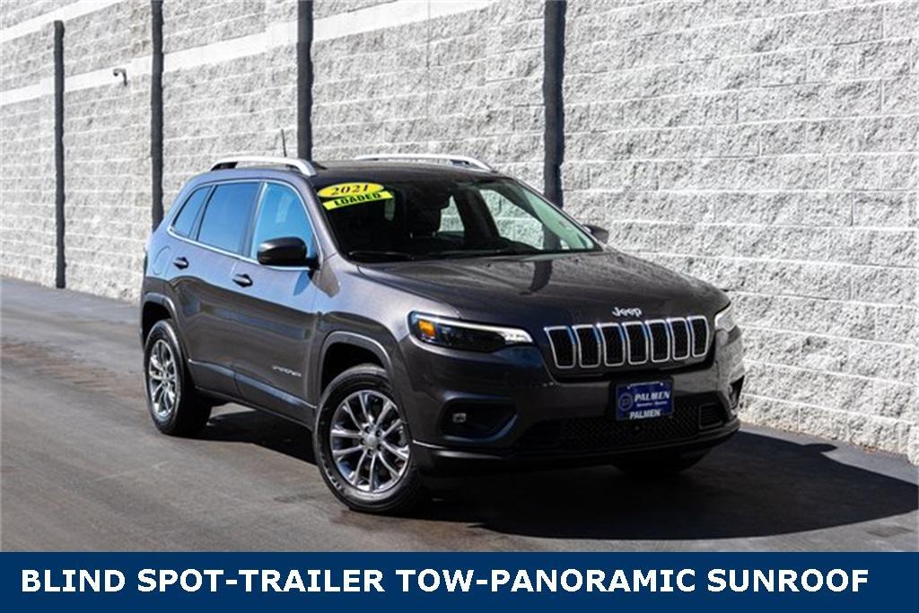 used 2021 Jeep Cherokee car, priced at $23,900