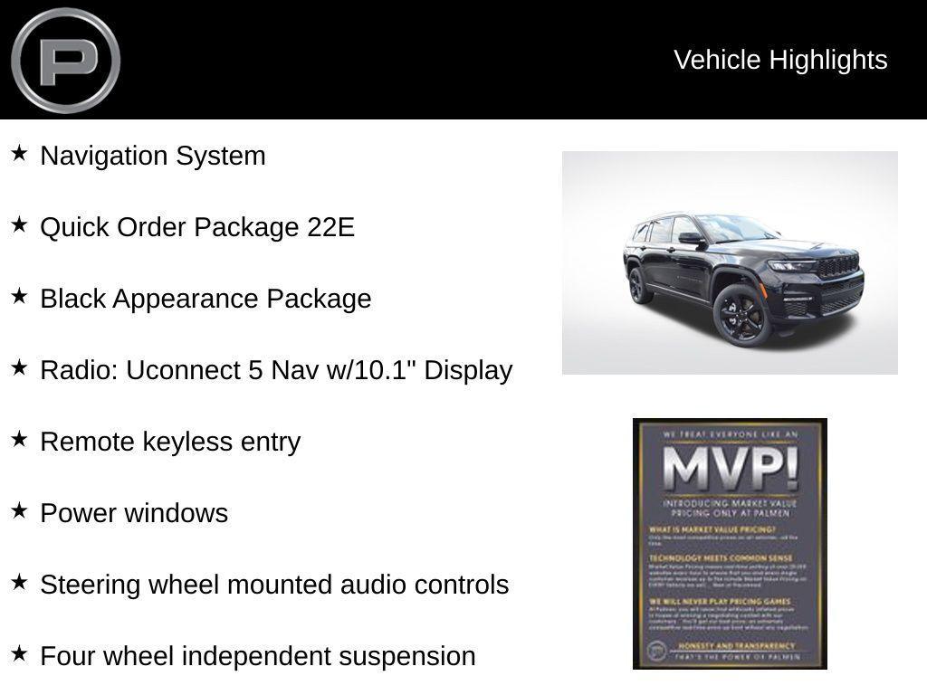 new 2025 Jeep Grand Cherokee L car, priced at $51,950