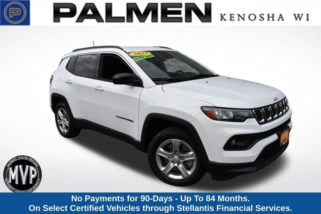 used 2023 Jeep Compass car, priced at $23,998
