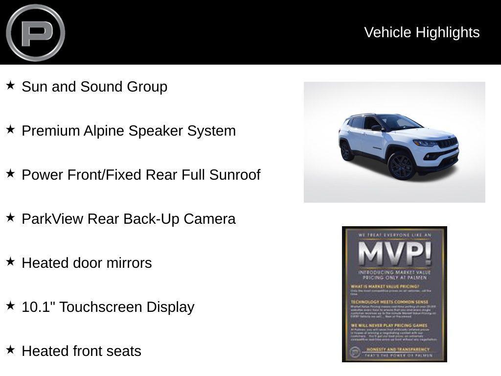 new 2025 Jeep Compass car, priced at $36,510