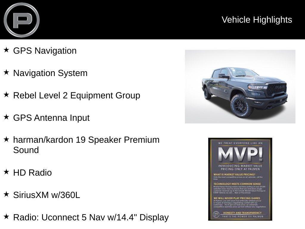 new 2025 Ram 1500 car, priced at $68,031