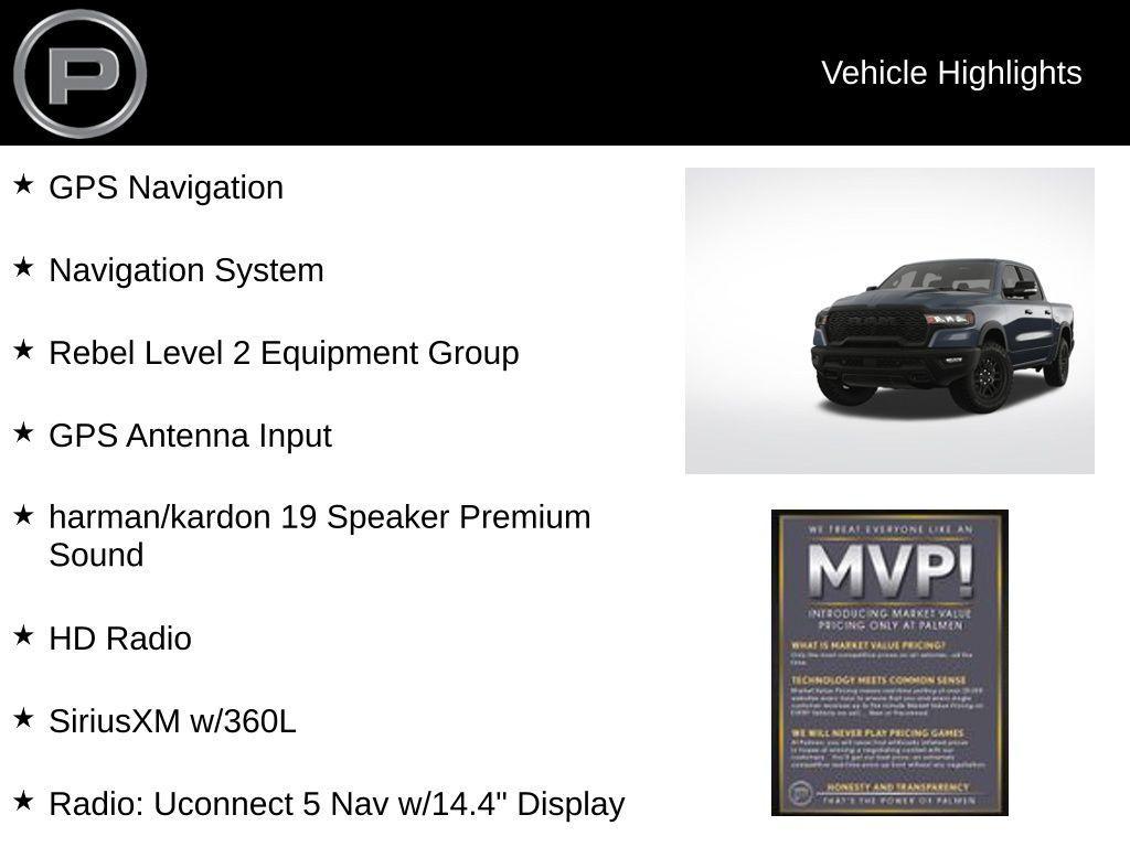 new 2025 Ram 1500 car, priced at $68,031