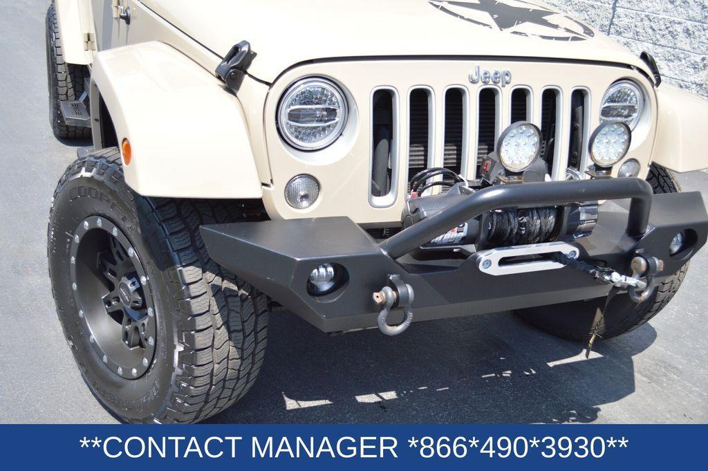 used 2016 Jeep Wrangler Unlimited car, priced at $21,700