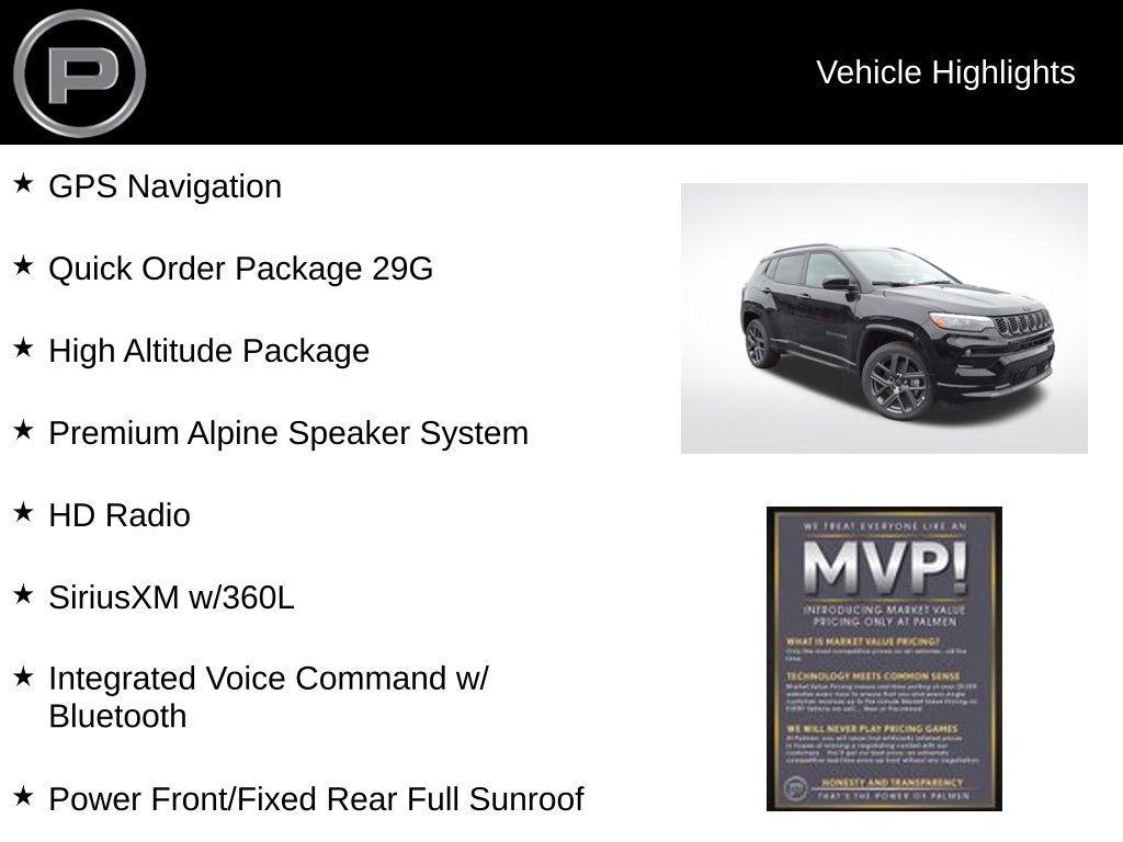 new 2025 Jeep Compass car, priced at $33,547