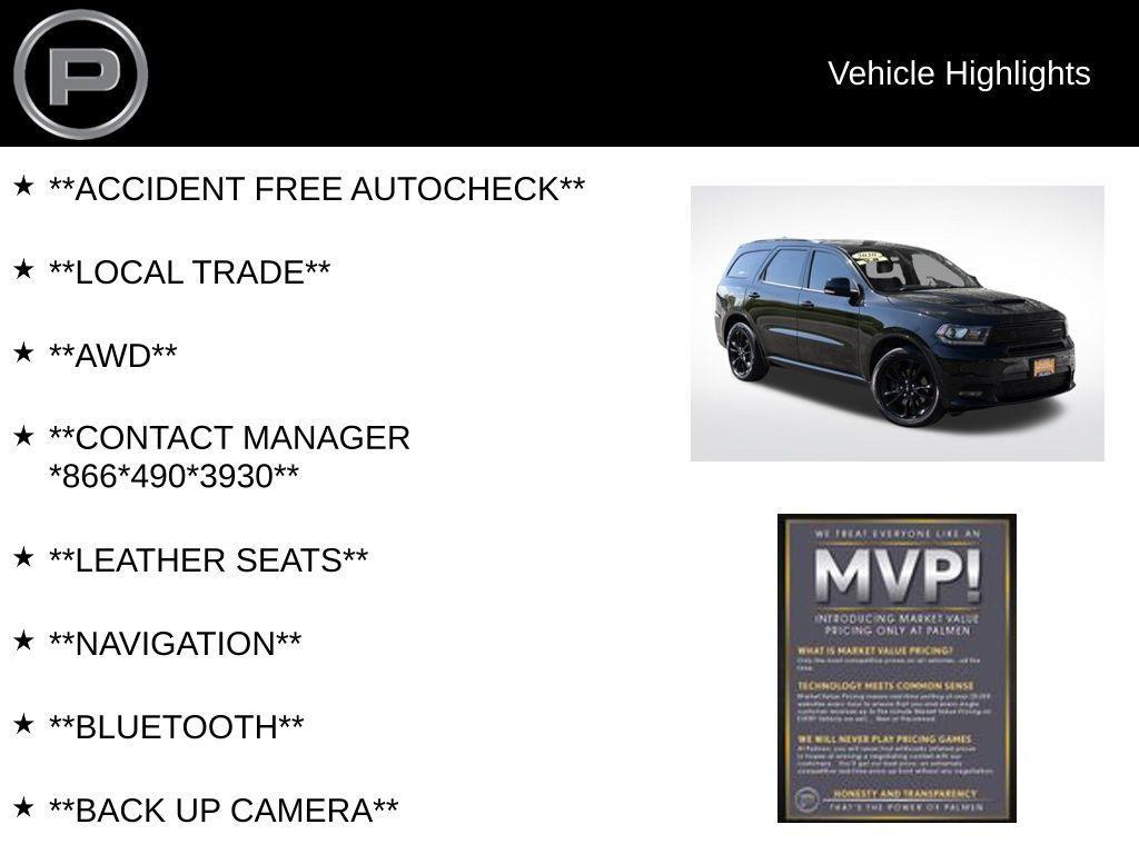 used 2020 Dodge Durango car, priced at $33,800