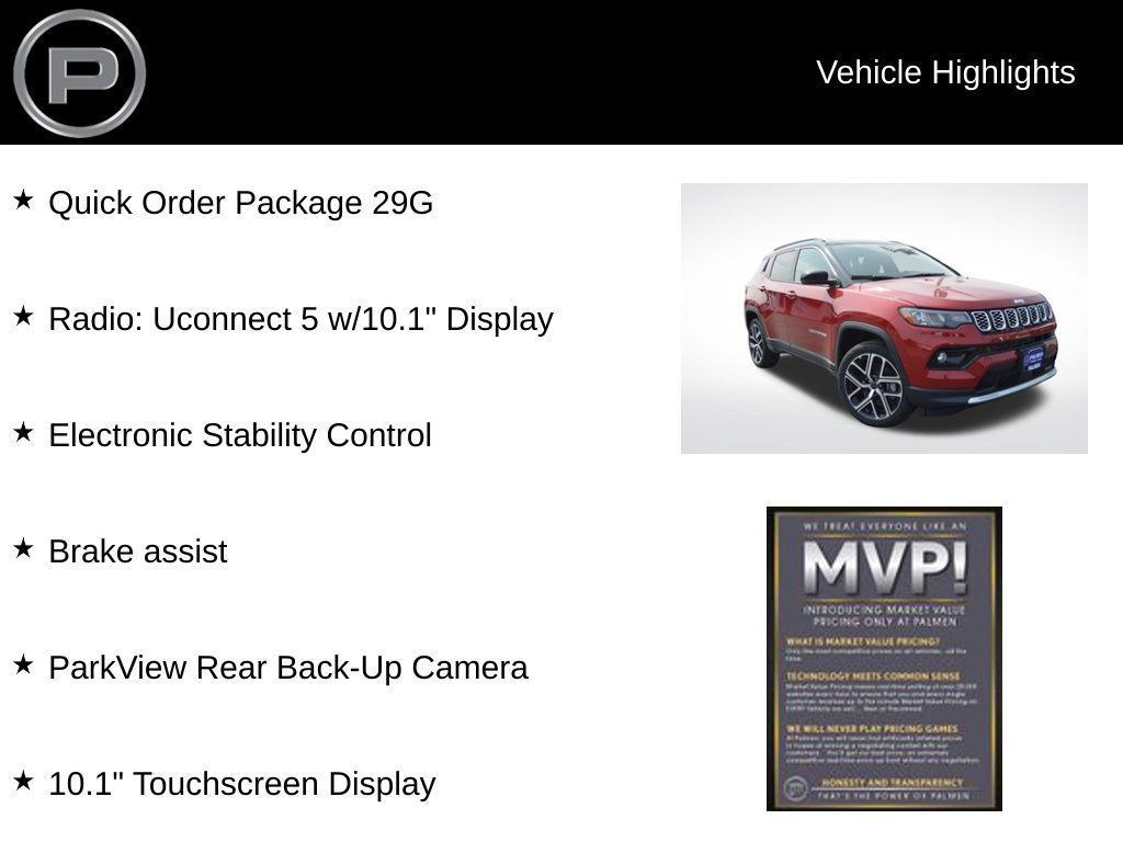 new 2025 Jeep Compass car, priced at $30,375