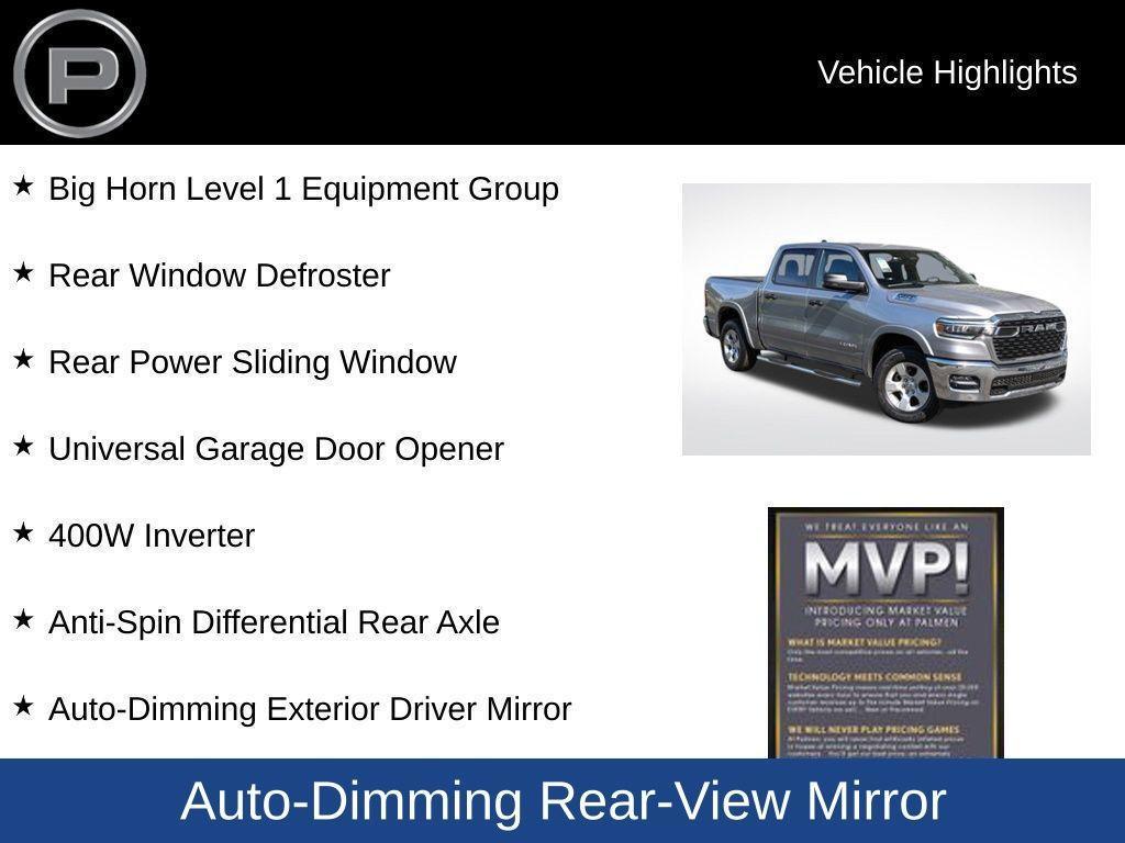 new 2025 Ram 1500 car, priced at $54,325